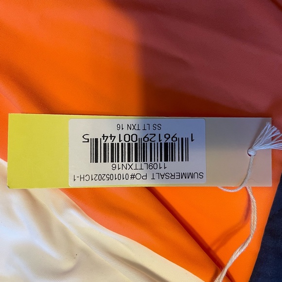 Summersalt Pink and Orange One Piece Swim - Picture 3 of 3